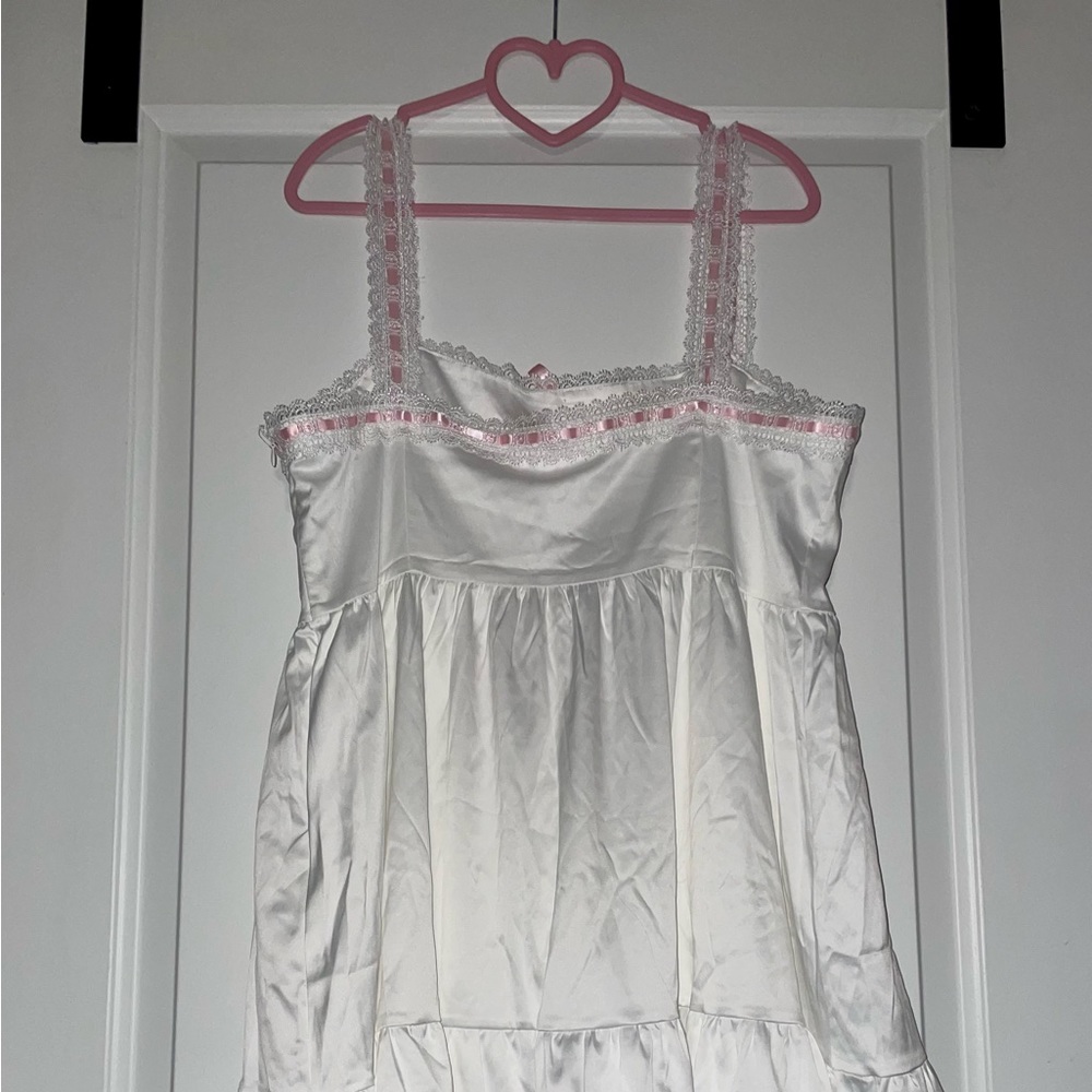 *SOLD OUT* Look Of An Angel Mini Dress - Picture 2 of 8